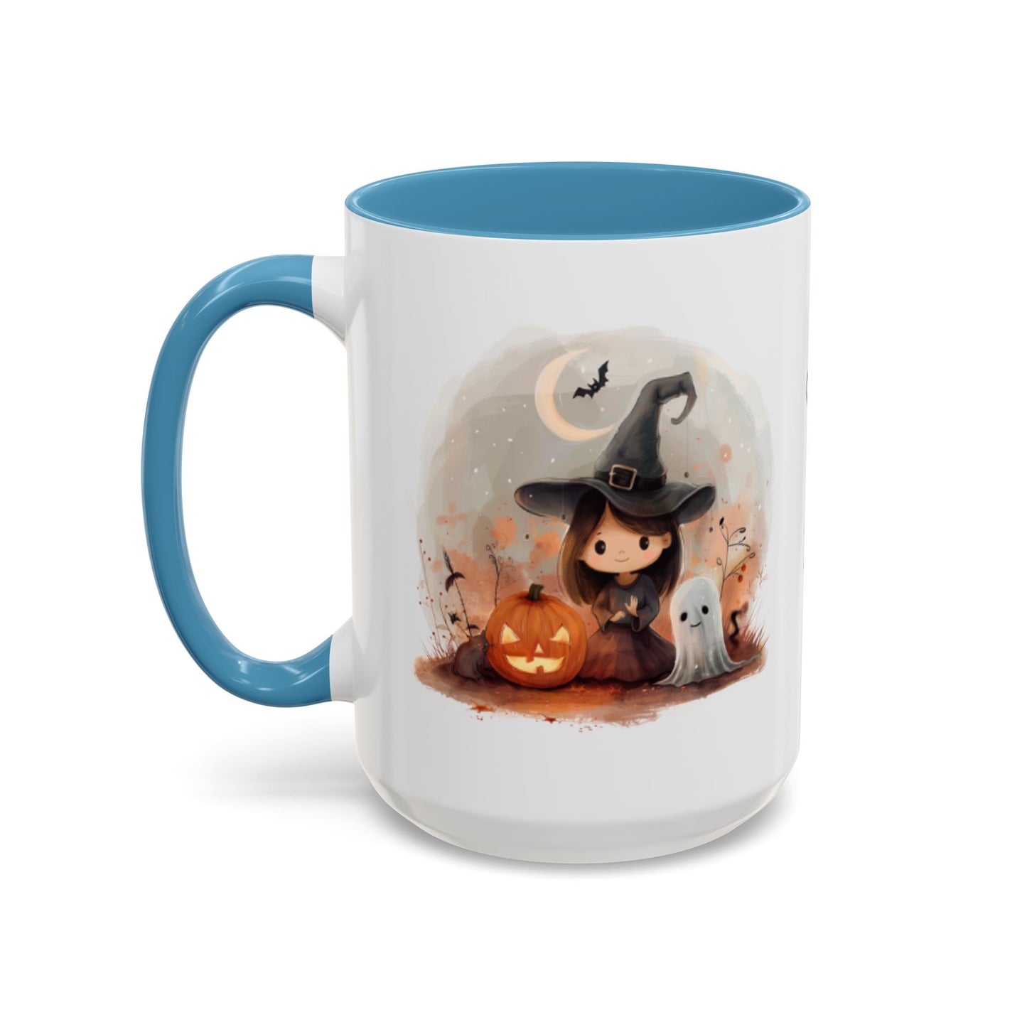 Personalized Witch Coffee Mug, Personalized Halloween Mug, Cute Witch Gift, Fall Decor, Coffee Cup for Kids