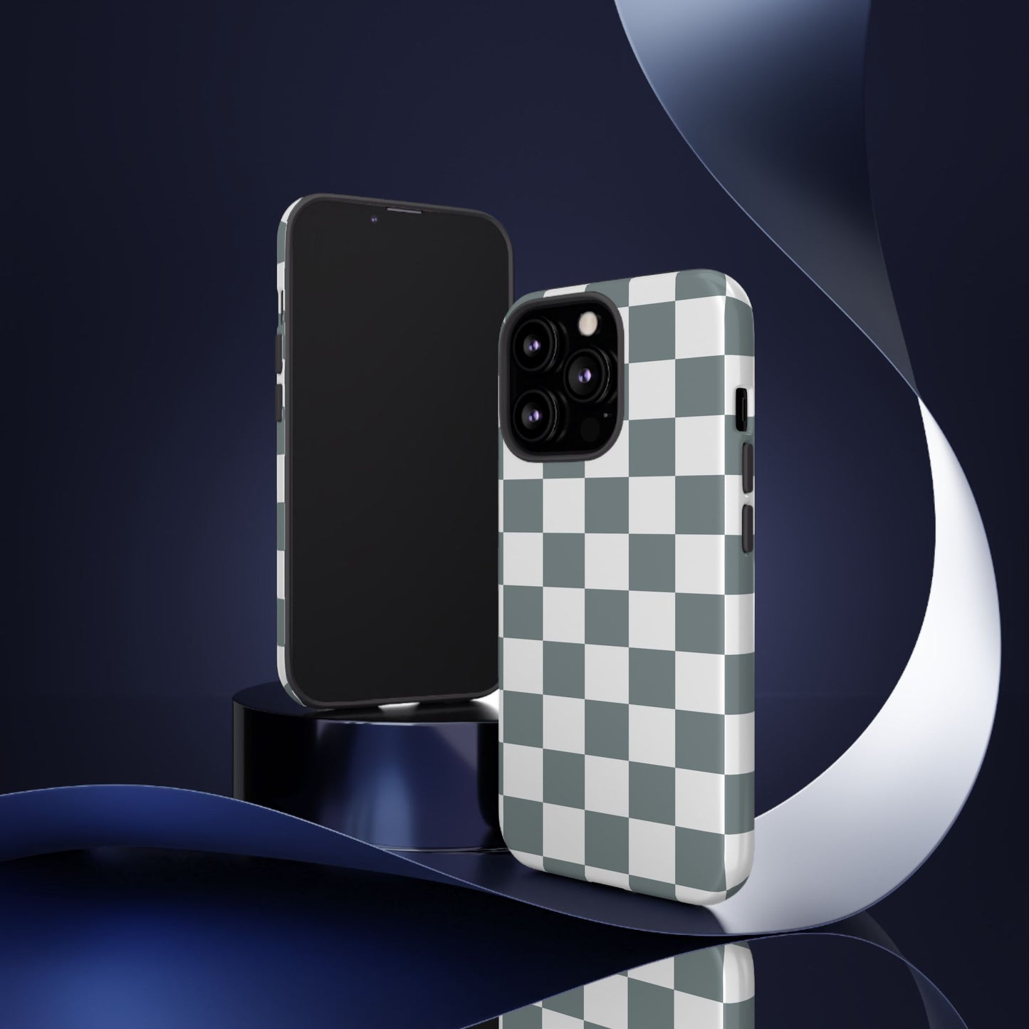 Stylish Checkerboard Phone Case, Durable Phone Cover, Unique Gift, iPhone 17 Pro, 17, 17 Air, 16, 15, 14, 13, 12, 11, X, XR, XS MAX