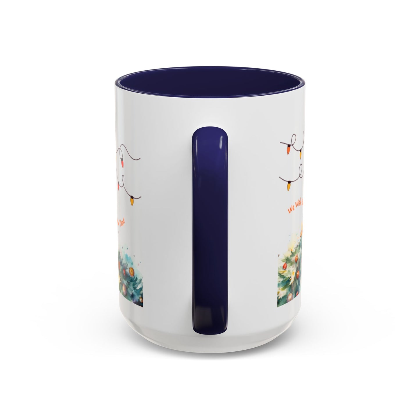 Personalized Festive Cat Accent Coffee Mug, Holiday, Christmas, Unique Gift, Home Decor, Cute Cat Lovers, Christmas Day Gift