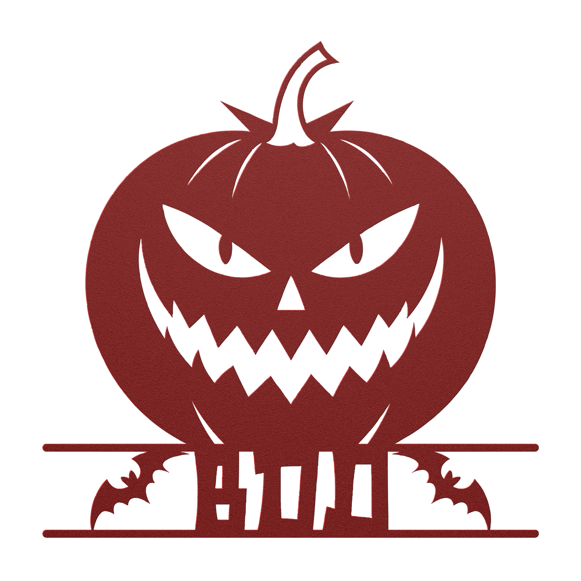 Boo_Metal_Wall_Art_1_Red_Transparent_Mockup.png