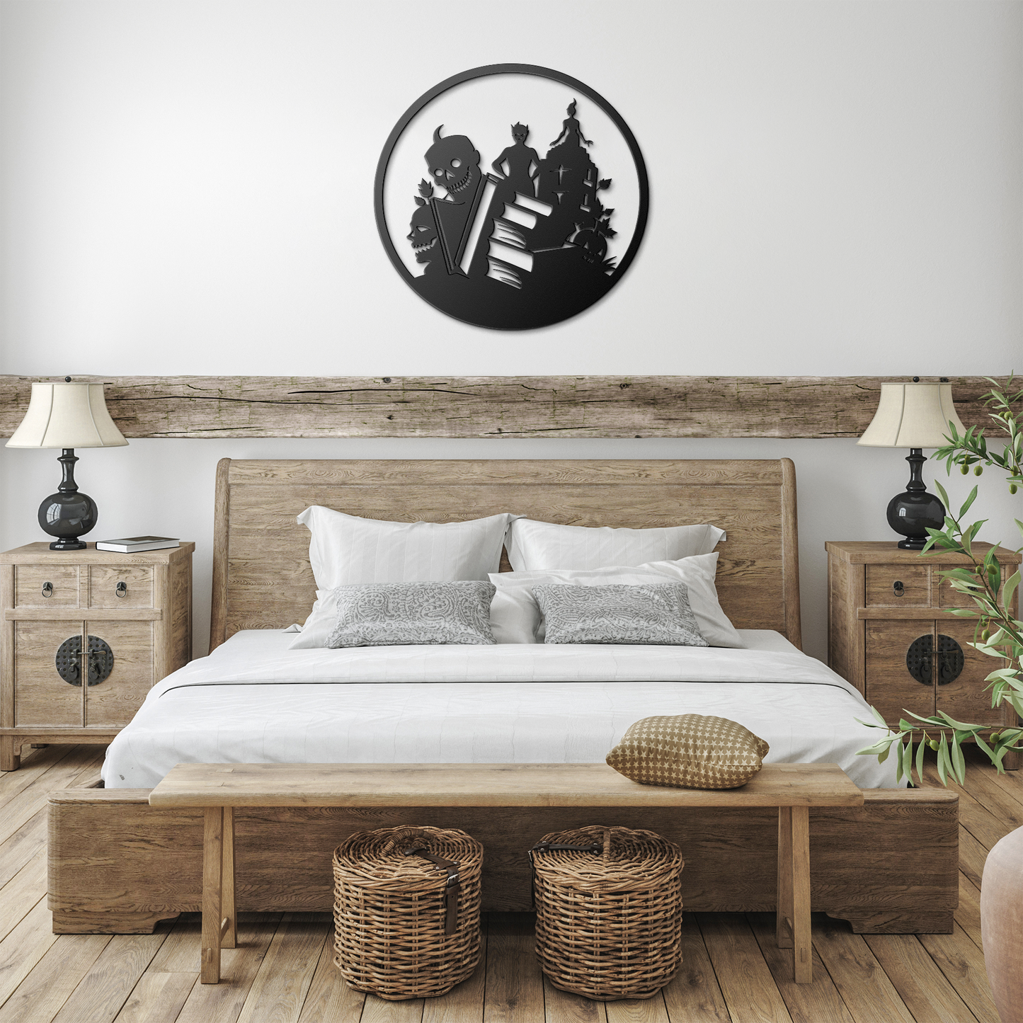 Books_Halloween_Metal_Wall_art_Black_Farmhouse_Bedroom_Mockup.png