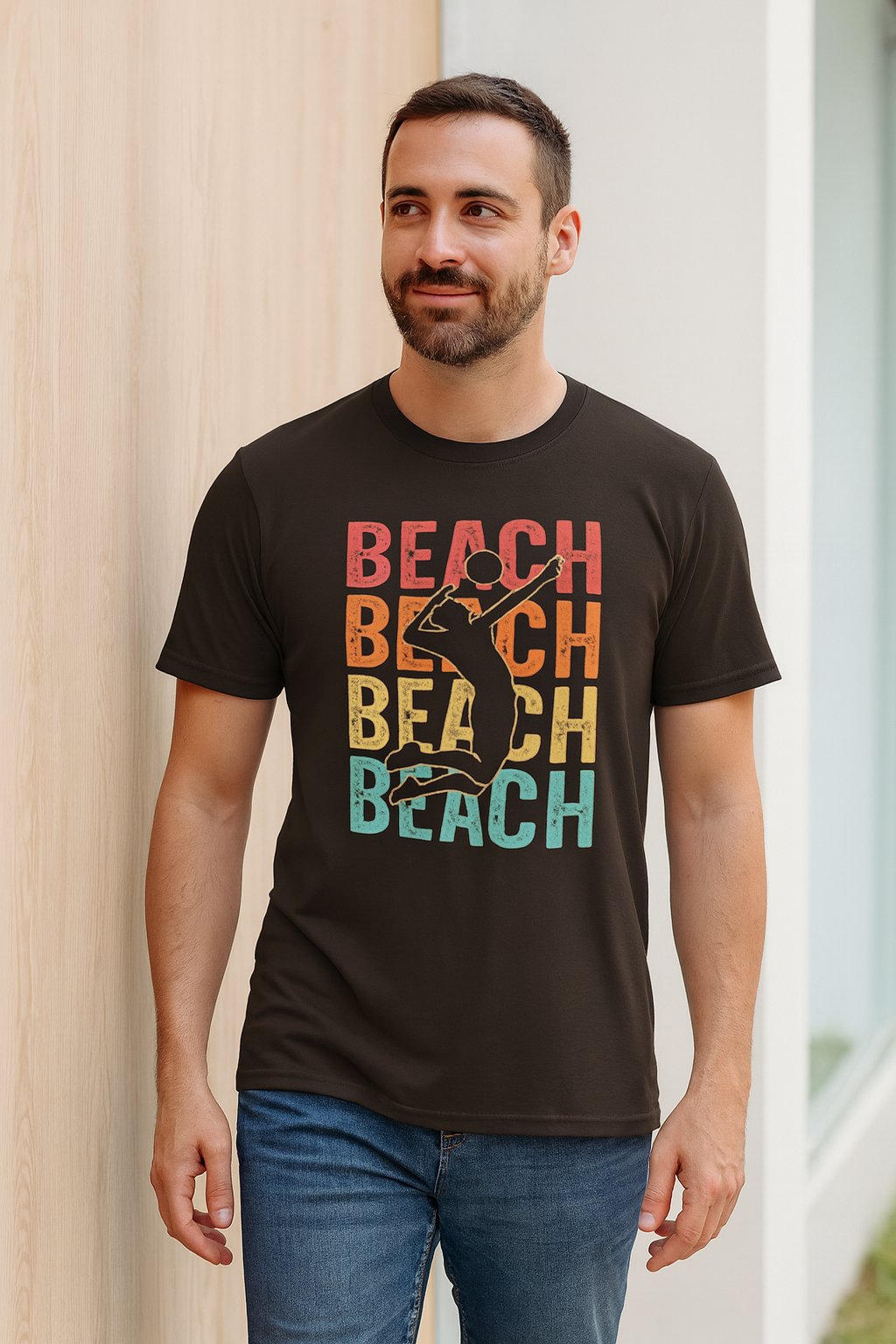 Beach Vibes Unisex Heavy Cotton Tee, Summer T-Shirt, Beachwear, Vacation Apparel, Graphic Tee, Gift for Beach Lovers