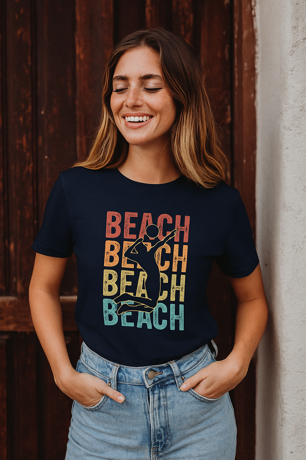 Beach Vibes Unisex Heavy Cotton Tee, Summer T-Shirt, Beachwear, Vacation Apparel, Graphic Tee, Gift for Beach Lovers