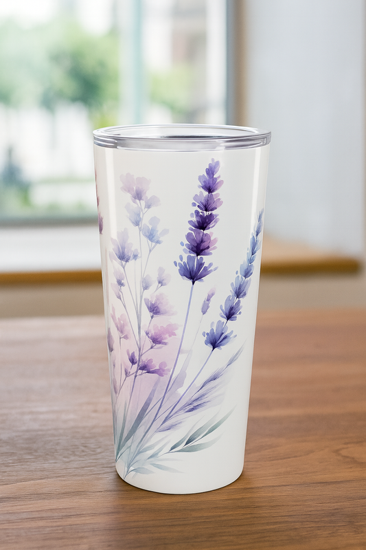Floral Personalized Tumbler, Gift for Her, Custom Travel Mug, Unique Coffee Cup, Birthday Present, Gift for Coffee Lover,