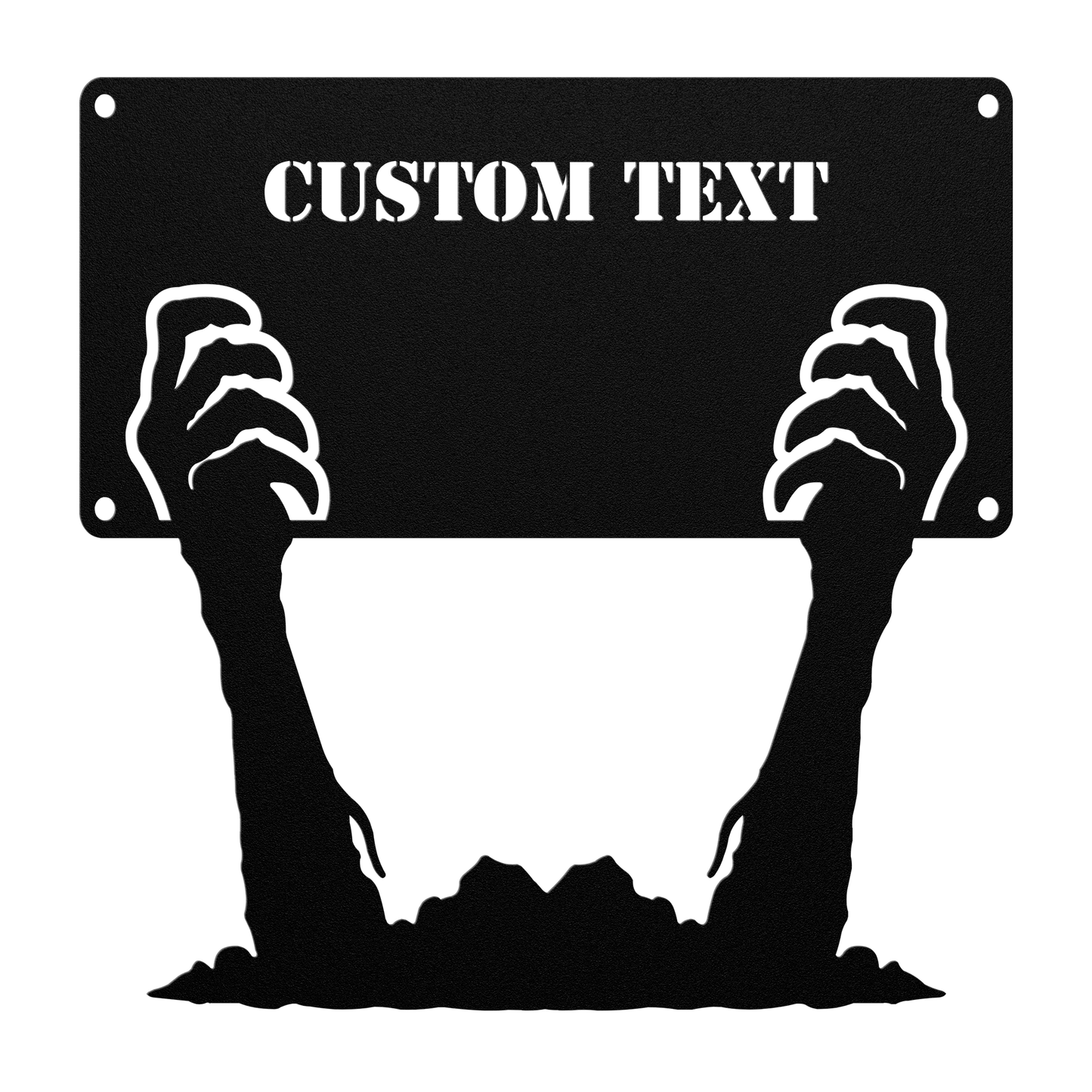 Custom_Text_Hand_Metal_Wall_Art_Black_Transparent_Mockup.png