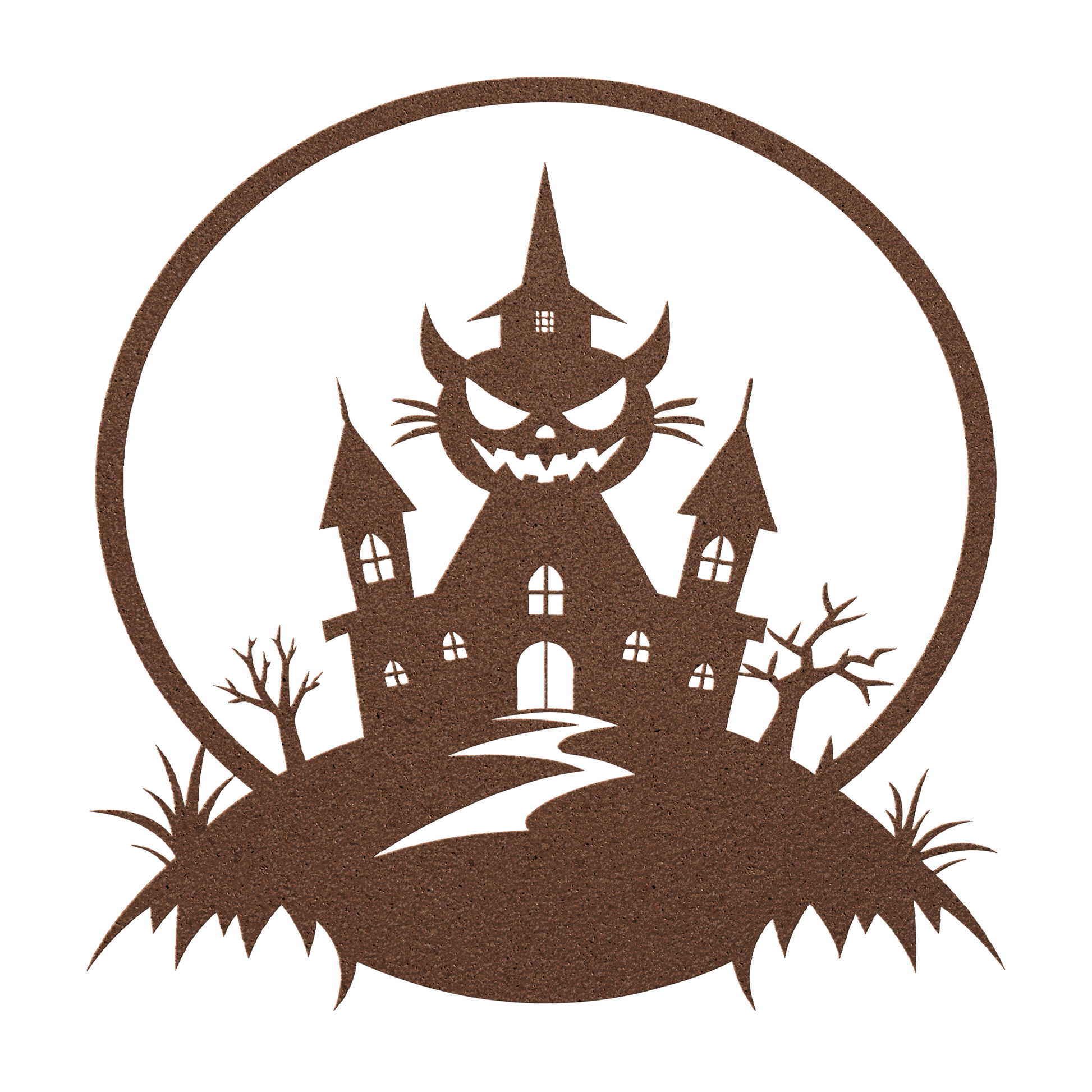 Halloween_House_Metal_Wall_art_Copper_Transparent_Mockup.png