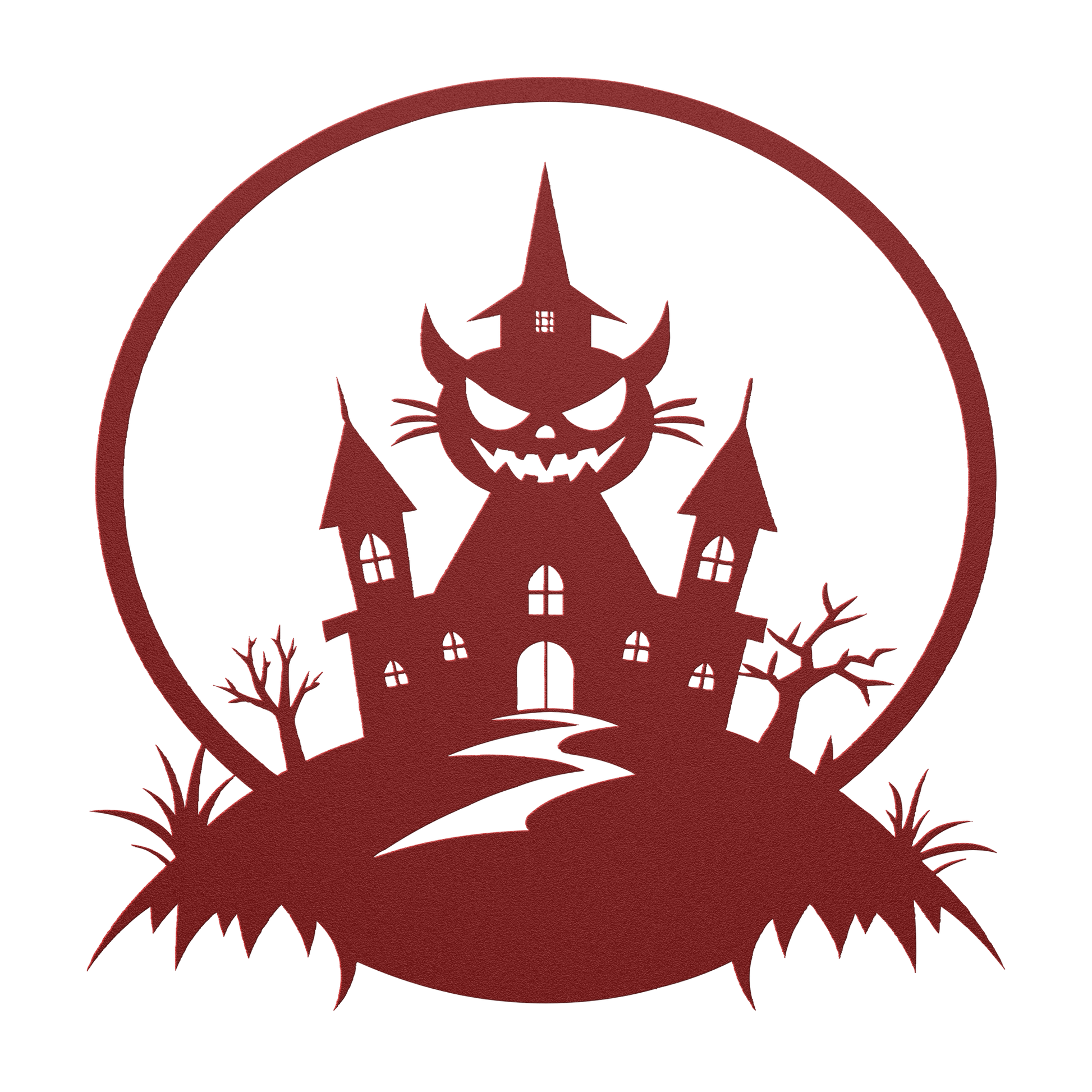 Halloween_House_Metal_Wall_art_Red_Transparent_Mockup.png