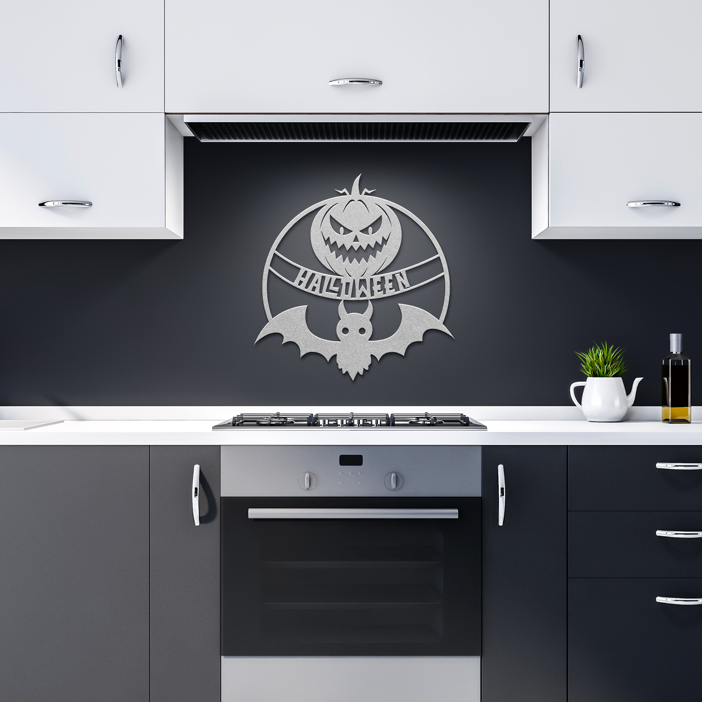 Halloween_Metal_Wall_art_11_Silver_Dark_Kitchen_Mockup.png