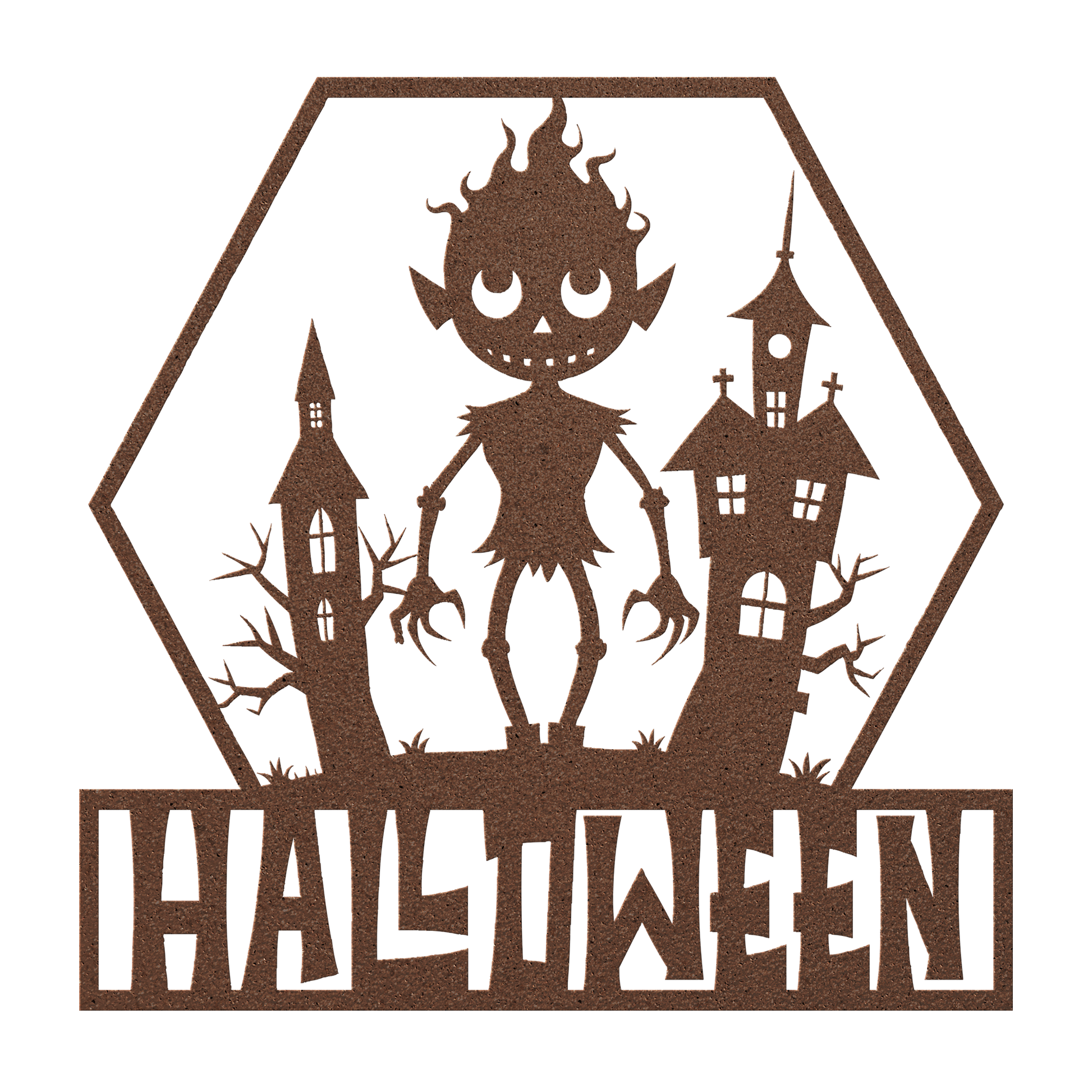 Halloween_house_Metal_Wall_art_Copper_Transparent_Mockup.png
