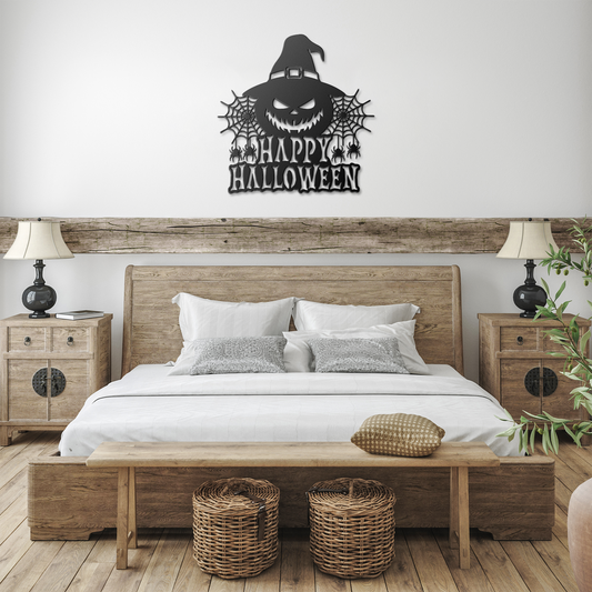 Happy_Halloween_Metal_Wall_Art_Black_Farmhouse_Bedroom_Mockup.png