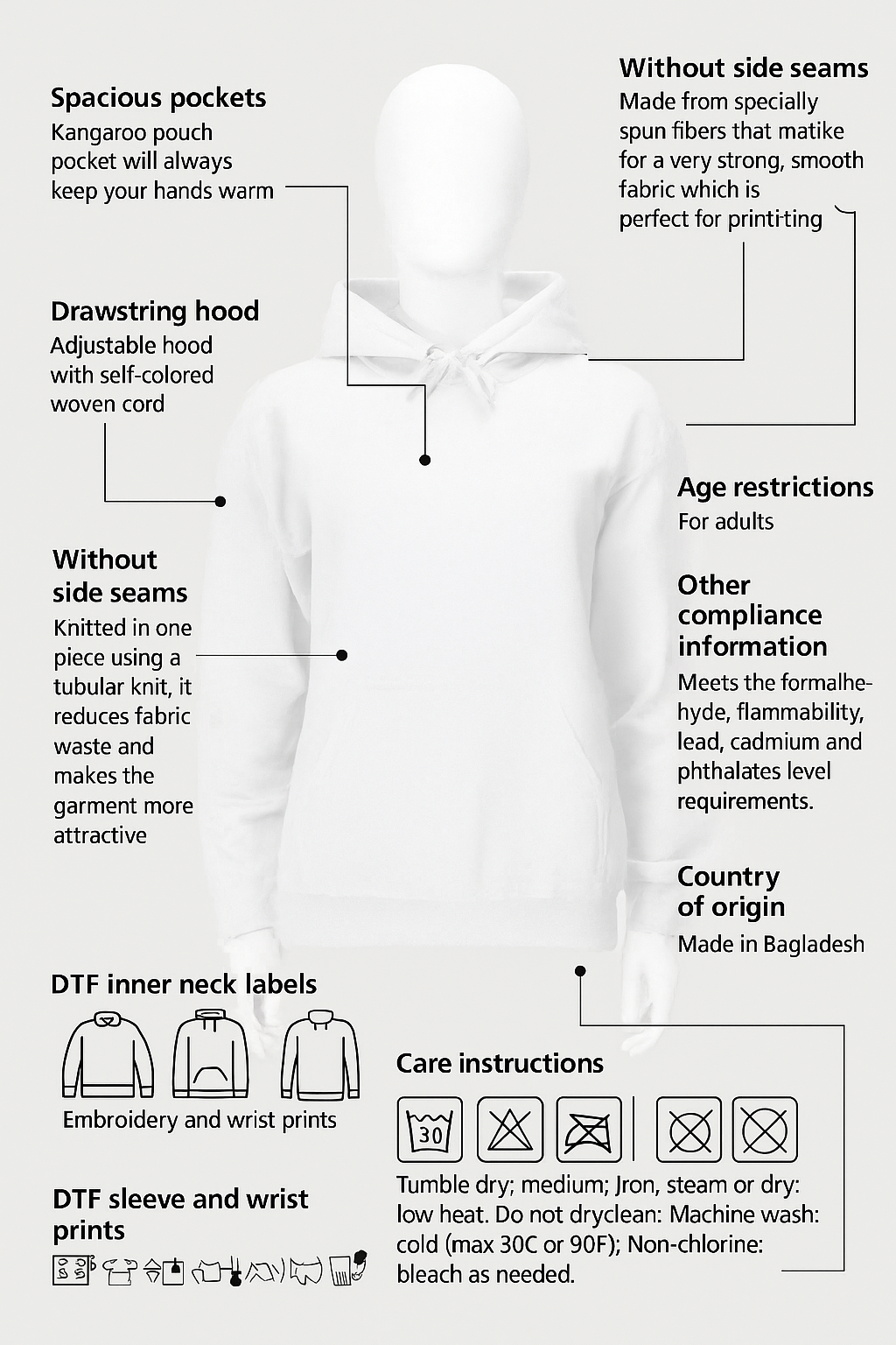 Inspirational Hoodie, You Never Fail, Just Stop Trying, Sports Lovers, Motivation Gift for Friends, Cozy Sweatshirt for Every Occasion