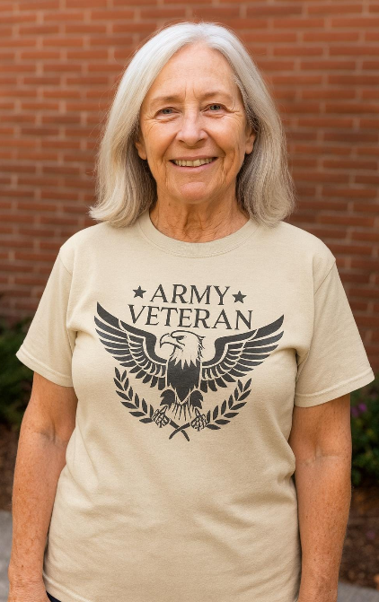 Army Veteran Unisex Heavy Cotton Tee, Military Pride Shirt, Veteran Appreciation Gift, Patriotic Apparel, Independence Day T-Shirt
