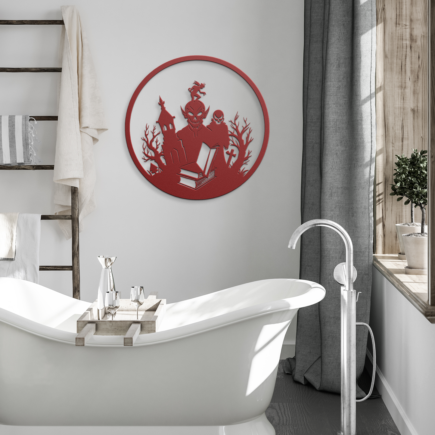 alloween_Metal_Wall_art_Red_Modern_Bathroom_Mockup.png