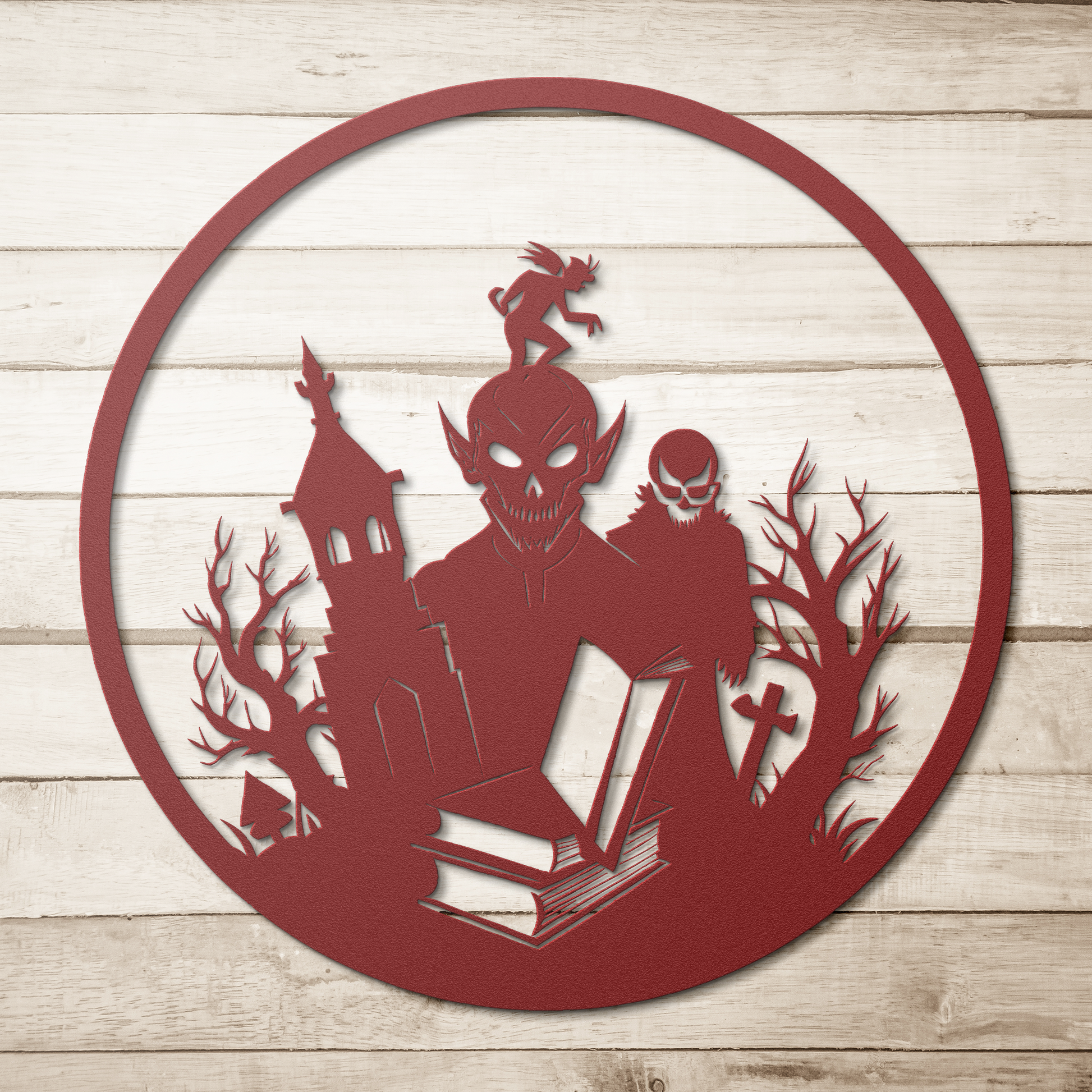 alloween_Metal_Wall_art_Red_Simple_Wood_BKGD_Mockup.png