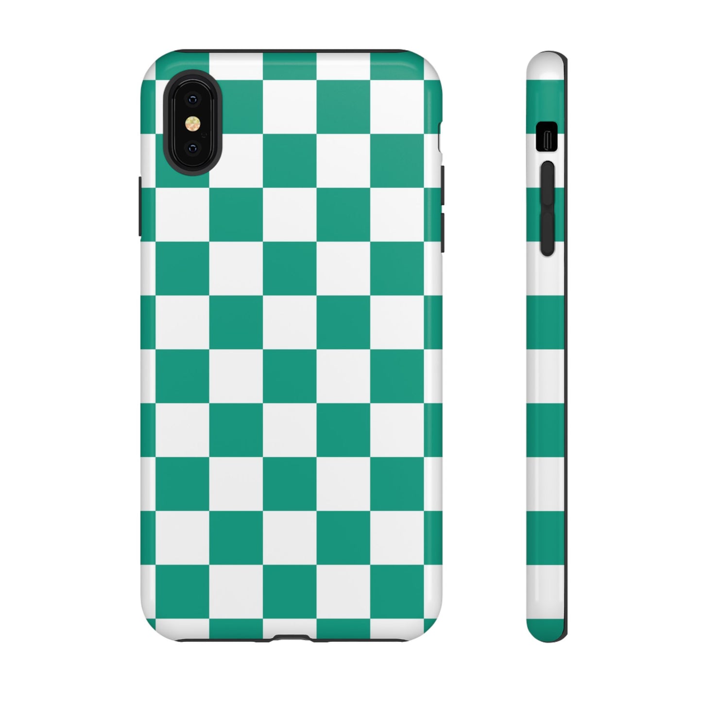 Checkered iPhone Case, Stylish Phone Cover,  Mobile Case For iPhone 17 Pro, 17, 16, 15, 14, 13, 12, 11, X, XR,XS MAX, Chic Gift for Her