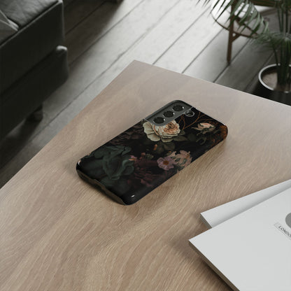 Floral Phone Case For iPhone And Samsung, Tough Cases, Flower Design, Stylish Protection, Gift for Her, Nature Lovers Accessory, Floral Gift