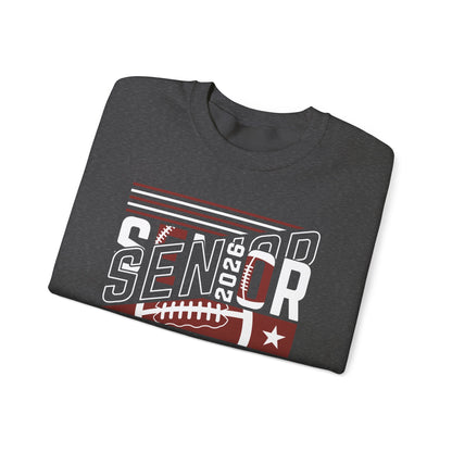Senior 2026 Football Crewneck Sweatshirt | High School Senior Shirt | Gift For Senior | Gift For Friend