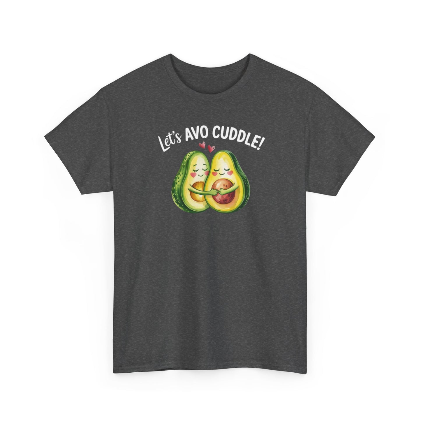 Let's Avo Cuddle Avocado Shirt | Cute Pun Food Lover Tee | Couples Matching Shirt | Anniversary Gift for Him Her | Funny Avocado Tee