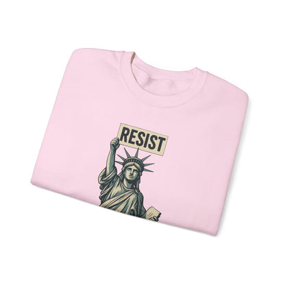 Statue of Liberty Resist Hands Off! Sweatshirt | Resist Hands Off Sweatshirt | Womens Rights Equality Sweater | Social Justice Activism Gift