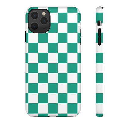 Checkered iPhone Case, Stylish Phone Cover,  Mobile Case For iPhone 17 Pro, 17, 16, 15, 14, 13, 12, 11, X, XR,XS MAX, Chic Gift for Her