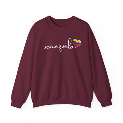 Venezuela Shirt with Heart Flag Design, Cute Minimalist Venezuela Shirt, Country Pride Travel Shirt, South America Gift Idea for Her