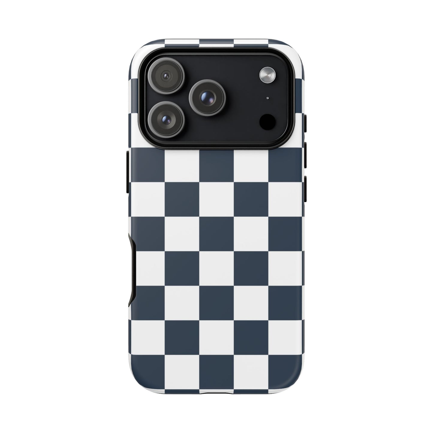 Checkered Pattern iPhone Case, iPhone Cover, Modern iPhone Accessory, Gift for Him, Trendy Mobile Protection