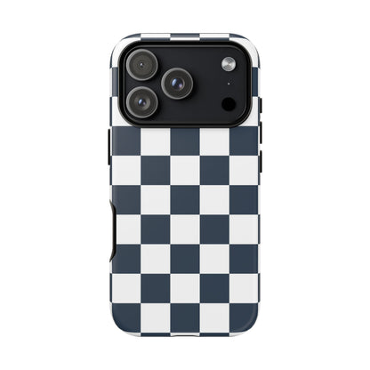Checkered Pattern iPhone Case, iPhone Cover, Modern iPhone Accessory, Gift for Him, Trendy Mobile Protection