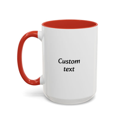 Personalized Floral Accent Mug, My Favorite People Call Me Coffee Cup, Perfect Gift for Friends, Family, Birthdays, Home Décor