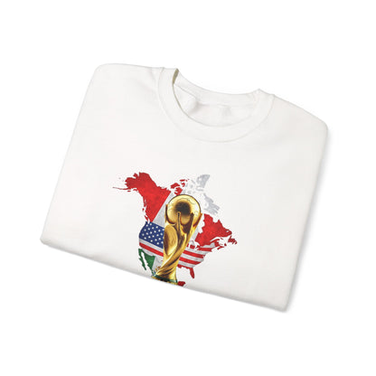 World Cup 2026 Trophy Sweatshirt, USA Soccer Crewneck, Football Fan Pullover, Vintage Soccer Graphic, Match Day Gift