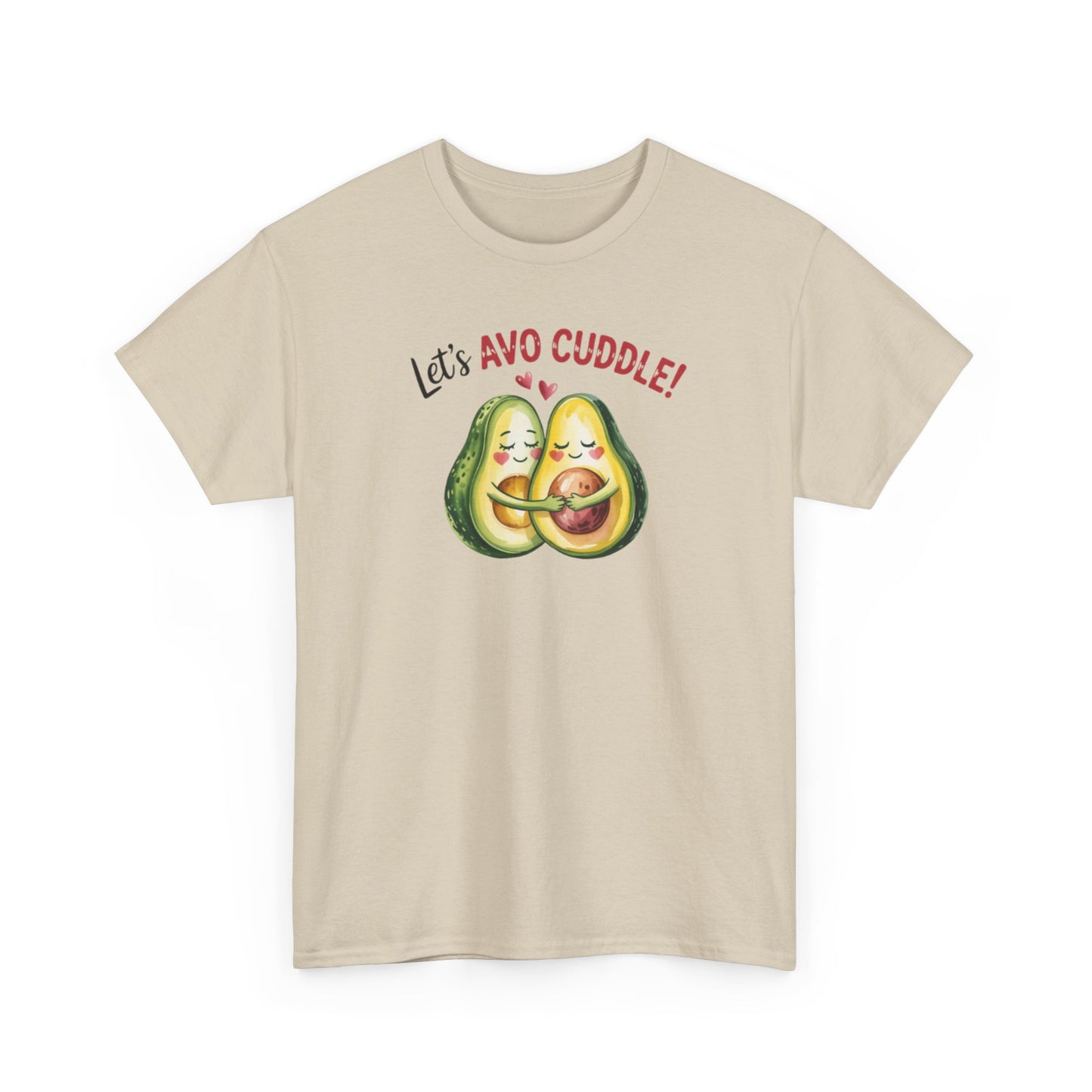 Let's Avo Cuddle Avocado Shirt | Cute Pun Food Lover Tee | Couples Matching Shirt | Anniversary Gift for Him Her | Funny Avocado Tee