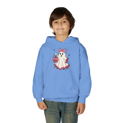 Cute Ghost Halloween Hoodie for Kids, Youth Sweatshirt, Fall Fashion, Trick or Treat Outfit, Ghost Costume