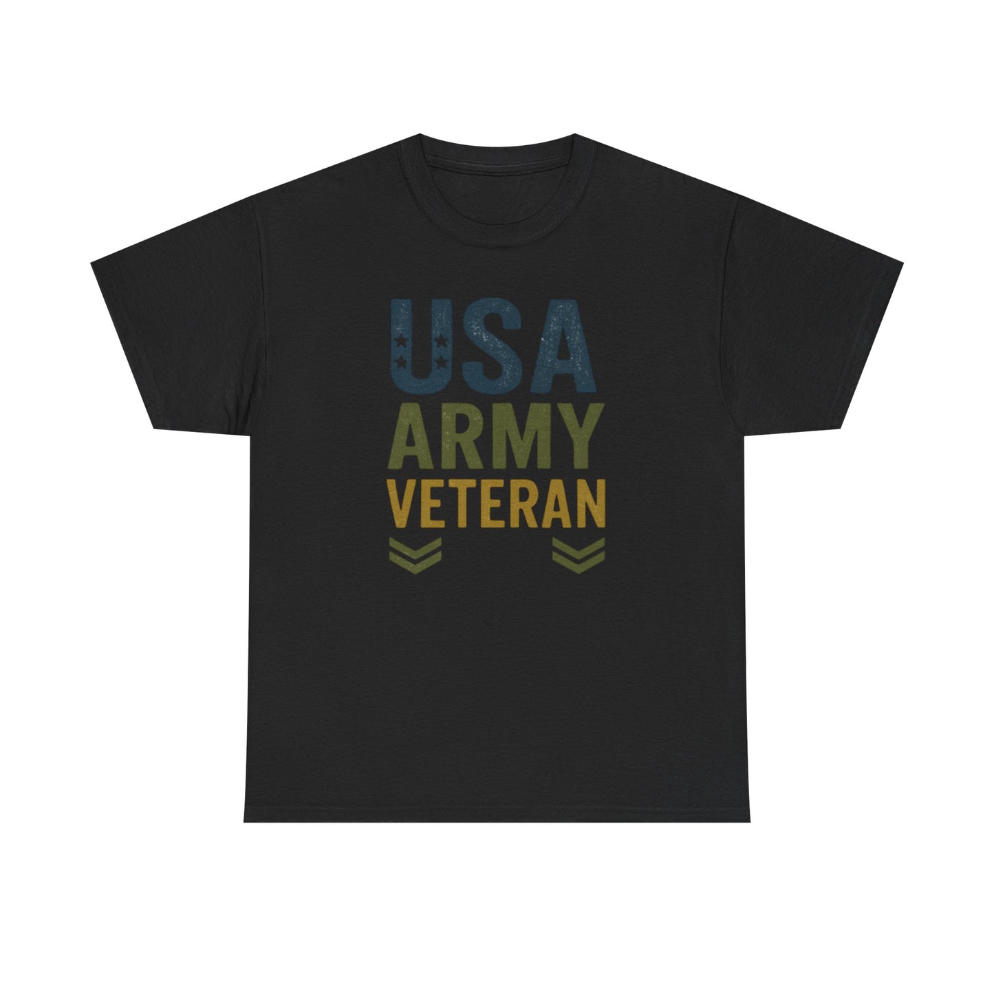 USA Army Veteran Cotton Tee, Veteran Gift, Patriotic Apparel, Memorial Day T-Shirt, Military Pride Top, Navy Veteran T-Shirt