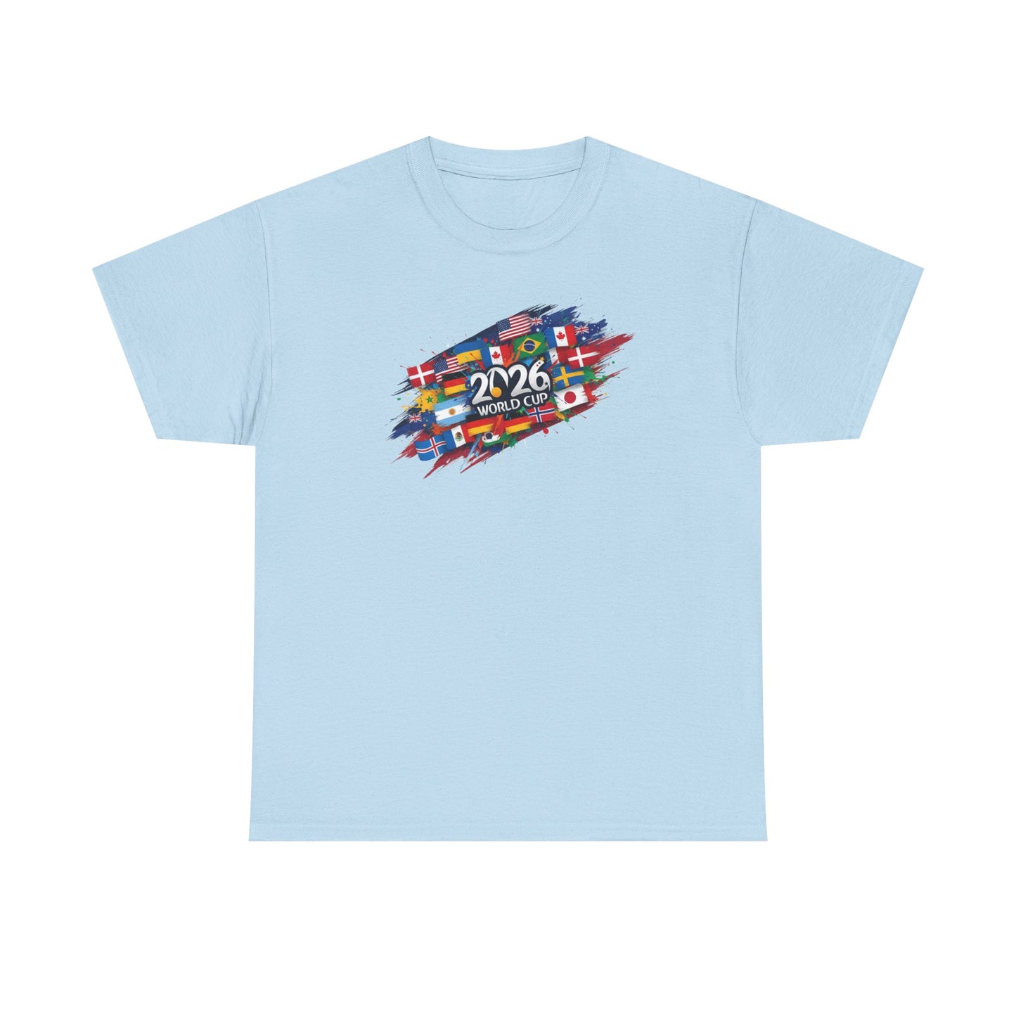 World Flags 2026 Soccer T-Shirt | International Football Graphic Tee | Global Fan Shirt | Colorful Sports Art Top