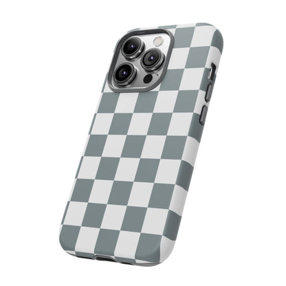 Stylish Checkerboard Phone Case, Durable Phone Cover, Unique Gift, iPhone 17 Pro, 17, 17 Air, 16, 15, 14, 13, 12, 11, X, XR, XS MAX