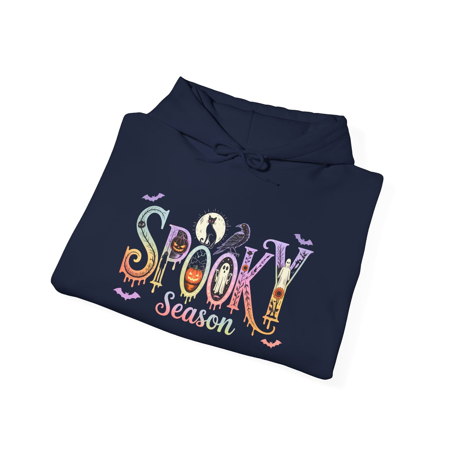 Spooky Season Hooded Sweatshirt, Halloween Hoodie, Fall Fashion, Unisex Sweatshirt Hoodie, Cozy Gift for Autumn, Trendy Casual Wear