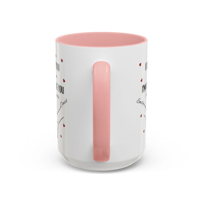 I Met You I Liked You I Love You I'm Keeping You Mug, Personalized Couple Coffee Cup, Handshake Hearts Love Gift, Valentine Gift