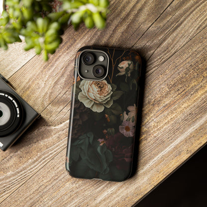 Floral Phone Case For iPhone And Samsung, Tough Cases, Flower Design, Stylish Protection, Gift for Her, Nature Lovers Accessory, Floral Gift