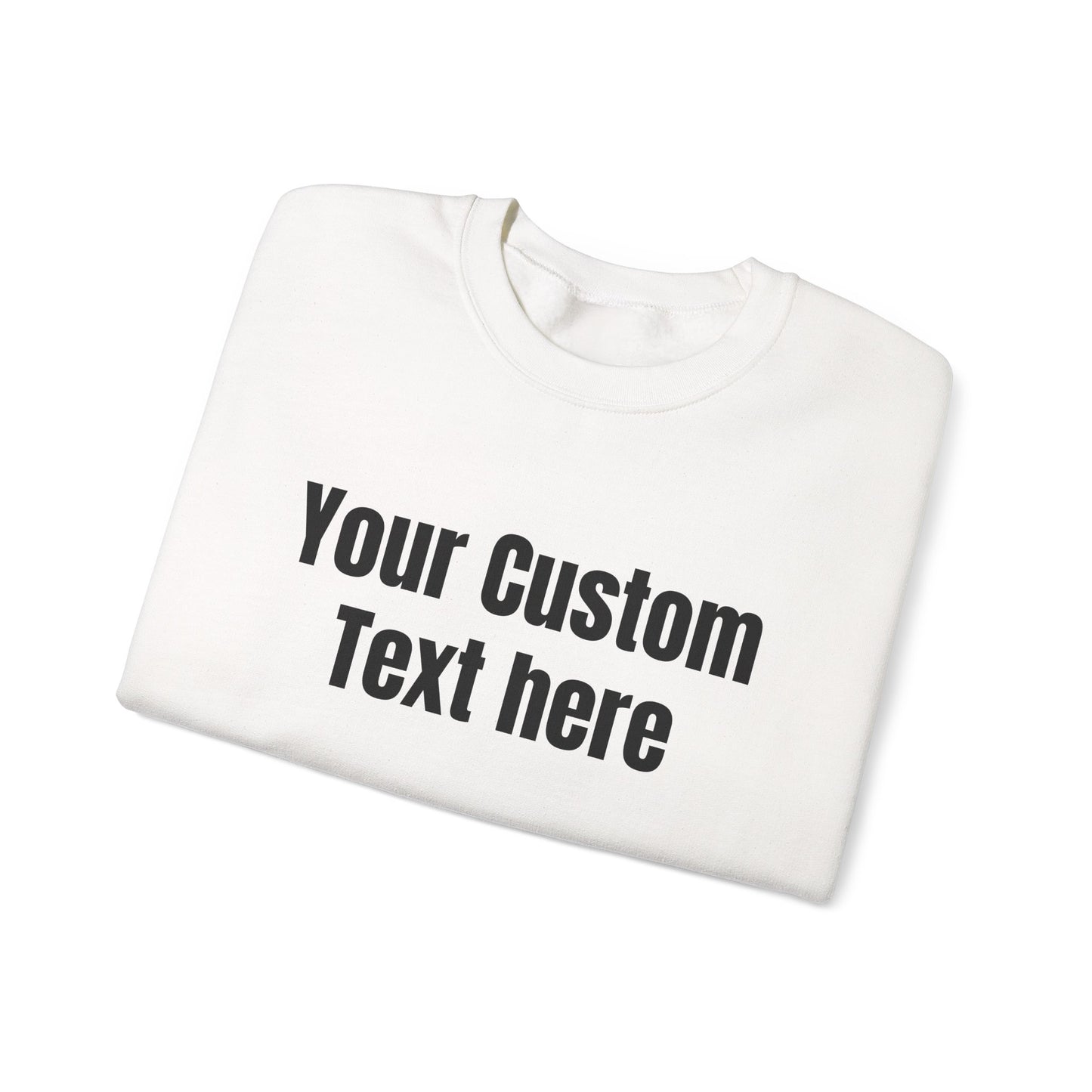 Customizable Crewneck Sweatshirt, Personalized Gift, Holidays, Unique Design, Perfect Gift for Anniversaries, Weddings, and Special Occasion