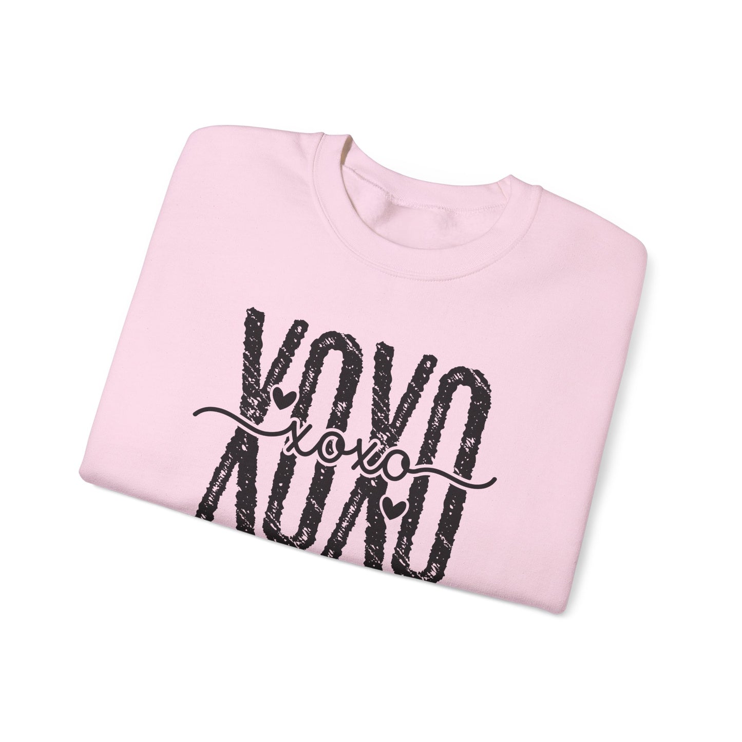 XOXO Sweatshirt Valentine Leopard Heart Print, Cute Retro Script Crewneck, Cozy Gift for Her, Vintage Graphic Pullover, Casual Outfit Top