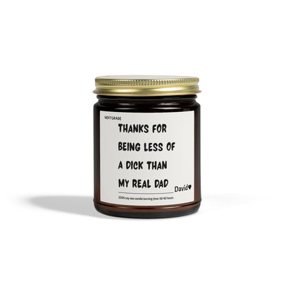 Personalized Funny Dad Scented Candles, Gifts for Dads, Unique Father's Day Candle, Humorous Candle, Gag Gift for Dad