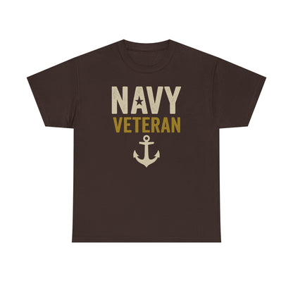 Navy Veteran Shirt | Military Pride Tee with Anchor | US Navy Gift for Men & Women | Veteran Appreciation T-Shirt | Patriotic Tee