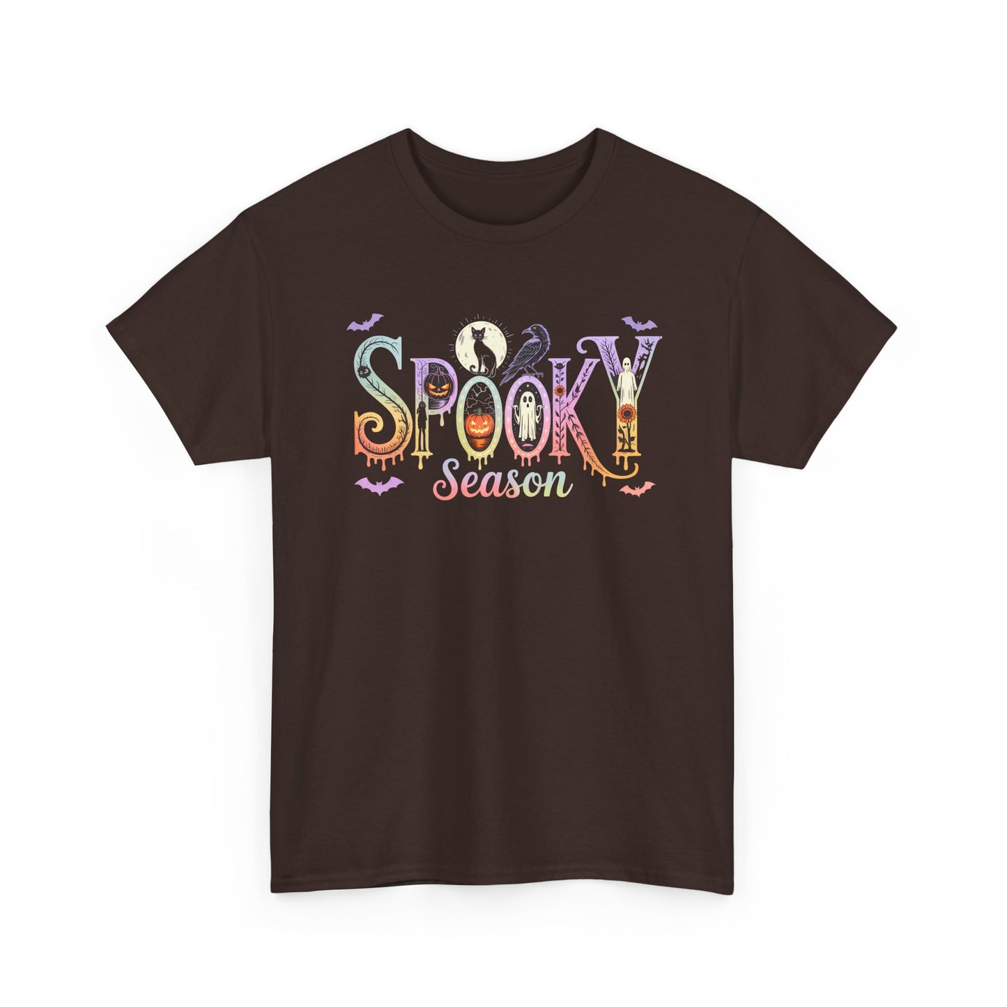 Spooky Season Unisex Cotton Tee | Halloween T-Shirt, Fall Fashion, Gift for Her, Unisex Shirt, Autumn Outfit, Halloween tshirt