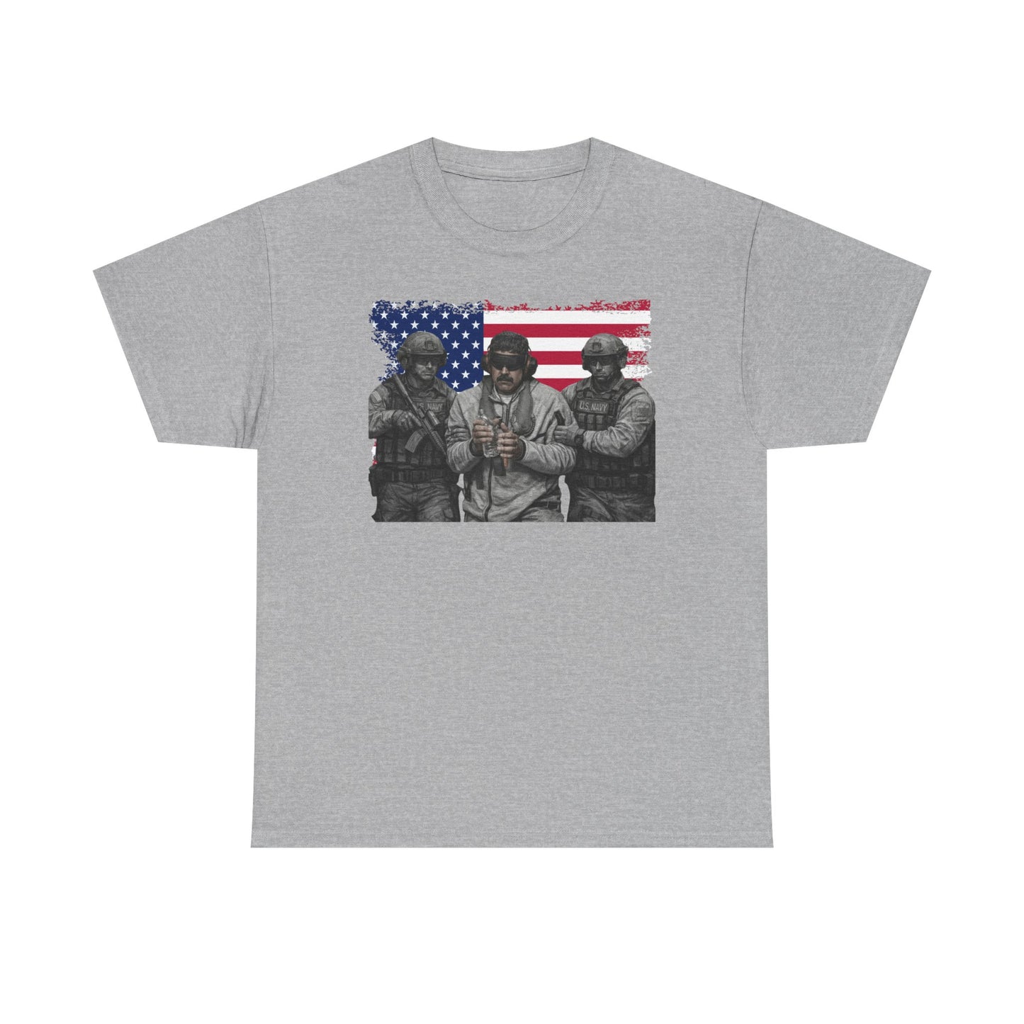 American Flag Soldiers T-Shirt | Patriotic Military Graphic Tee | Veteran Pride Shirt, USA Freedom Apparel Gift