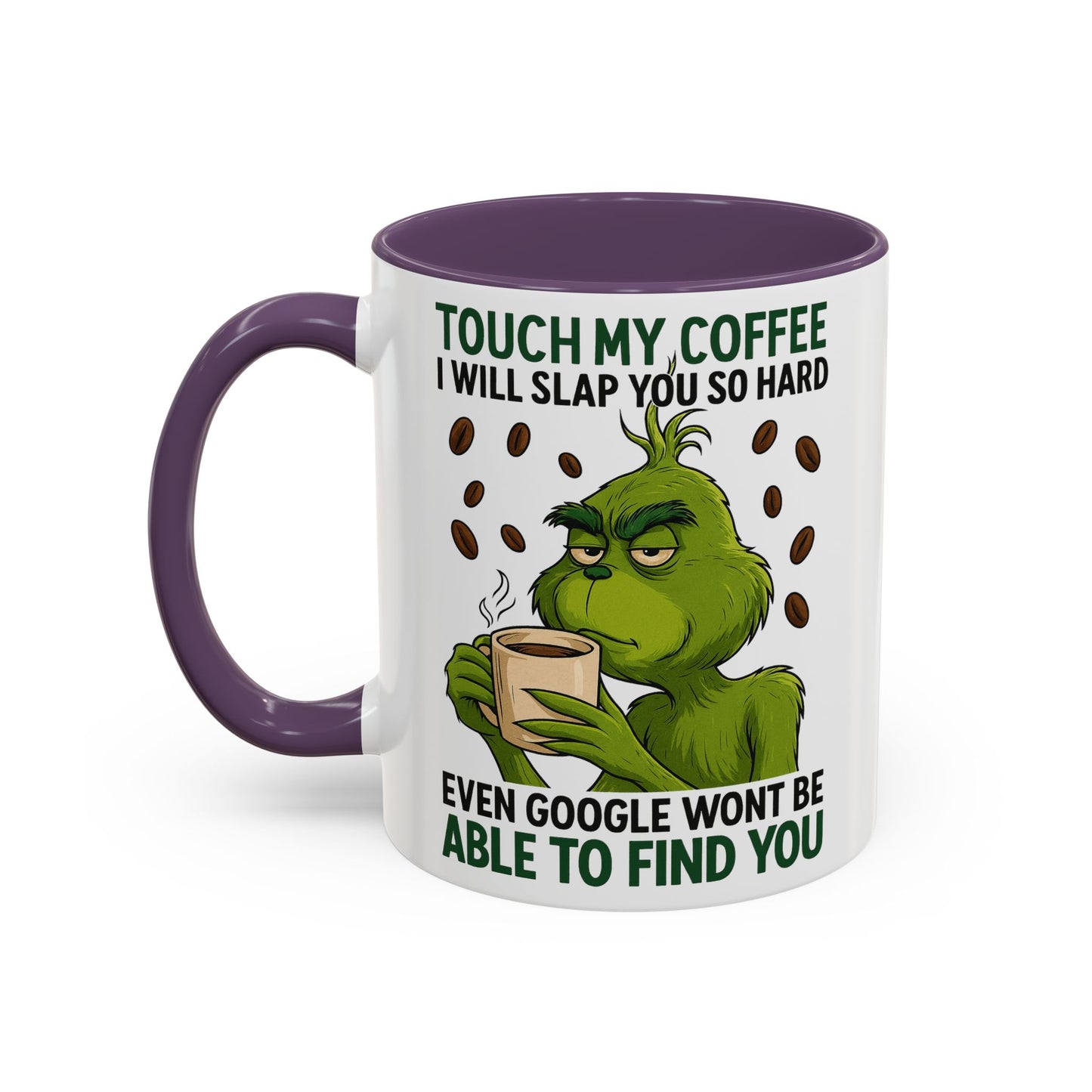 Funny Coffee Mug, Touch My Coffee Quote Mug, Humor Mug for Coffee Lovers, Gift for Coworkers, Friends, and Family