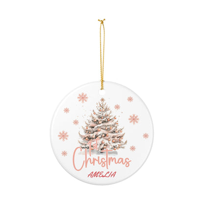 Personalized Tree Decoration Christmas Ornament, Holiday Gift, Winter Decor, Keepsake Ornament, Christmas Day Gift, Gift for her