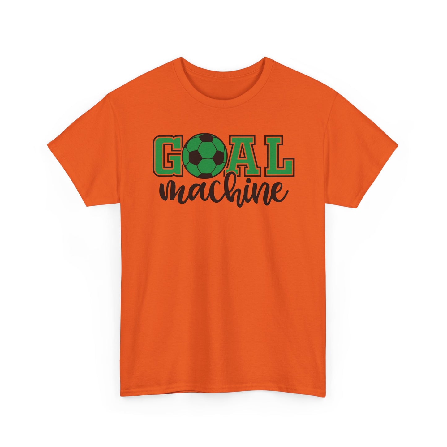 Goal Machine Soccer T-Shirt, Green Football Graphic Tee, Youth & Adult Soccer Shirt, Fun Sports Team Shirt, FIFA World CUP 2026