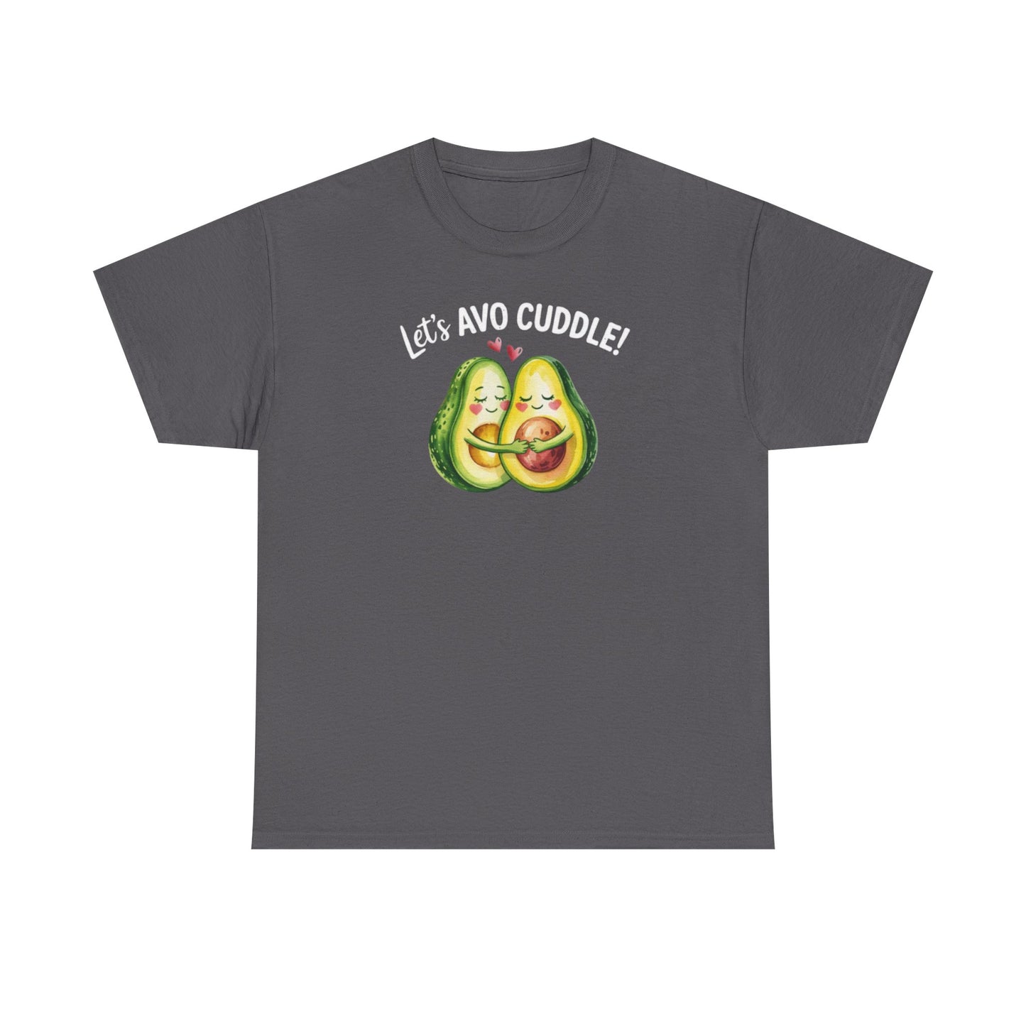 Let's Avo Cuddle Avocado Shirt | Cute Pun Food Lover Tee | Couples Matching Shirt | Anniversary Gift for Him Her | Funny Avocado Tee