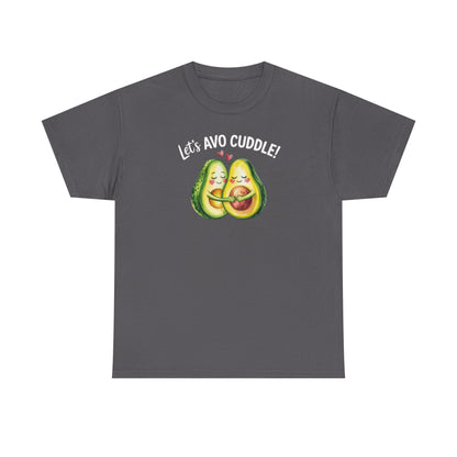 Let's Avo Cuddle Avocado Shirt | Cute Pun Food Lover Tee | Couples Matching Shirt | Anniversary Gift for Him Her | Funny Avocado Tee