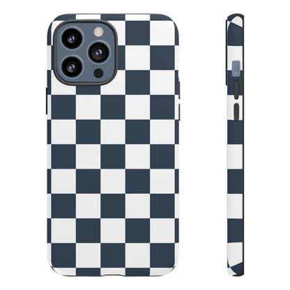 Checkered Pattern iPhone Case, iPhone Cover, Modern iPhone Accessory, Gift for Him, Trendy Mobile Protection