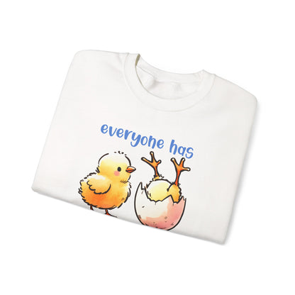 That One Friend chicks crewneck sweatshirt, Funny Friendship Sweatshirt, Everyone Has That One Friend, Best Friend Gift, Cozy Sweatshirt